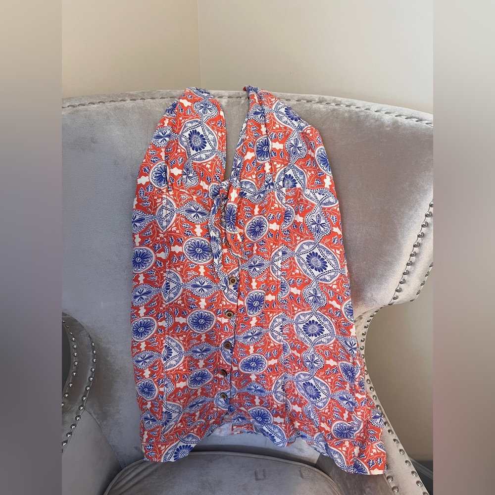 Anthropologie Halter Dress